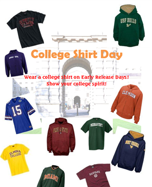 college shirt days